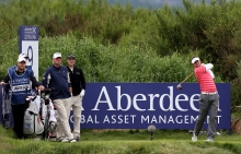 Scott takes part in the Aberdeen Asset Management Scottish Open on home soil in 2012